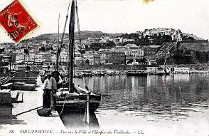 PHILIPPEVILLE - VUE SUR LE PORT ET L'HOSPICE - 1906